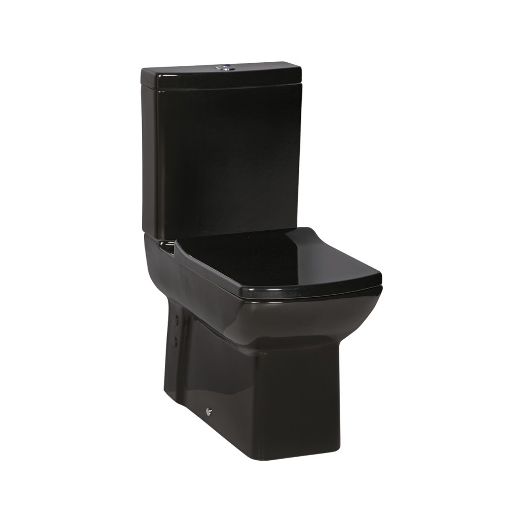 Creavit Lara Close Coupled Combined Bidet Toilet Black BATHSO