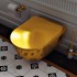 Creavit Terra Wall Hung Combined Bidet Toilet - Gold