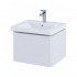 RAK Resort Wall Hung Vanity Unit & Basin - 550MM - Matt White