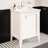 VitrA Valarte Right Hinged Matt White Vanity Unit & Single Tap Basin - 650MM