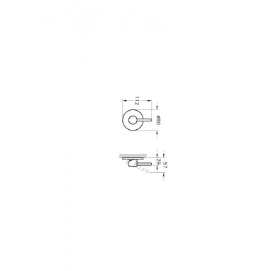 Vitra A41457 Round Built-In Stop Valve