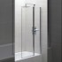 Artesan Hapi6 Chrome Single Fixed Bath Screen - 900 MM