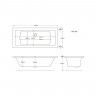 Artesan Canaletto Standard Double Ended Bath - 1700 MM x 700 MM