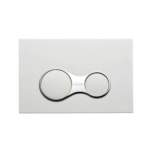 VitrA Sirius Toilet Dual Flush Button - Gloss White