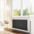 Sanica Lugo Horizontal Single Panel Aluminium Radiator