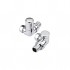 Sanica Chrome Corner Radiator Valve