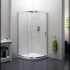 Artesan Hapi6 Single Quadrant Shower Door - Chrome - 900MM X 900MM