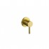 Flova Levo Gold Round Single Outlet Concealed Manual Shower Valve