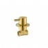 Flova Levo Gold Round Concealed Wall Mounted Cold Water Shut Off Valve