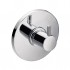 Flova Levo Chrome Round Concealed Shut Off Valve + 3-Way Diverter