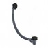 Flova Levo Matt Black Bath Clicker Waste + Overflow Filler