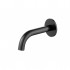 Flova Levo Matt Black Wall Mounted Bath Spout - 170MM