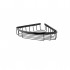 Flova Levo Matt Black Solid Brass Corner Basket