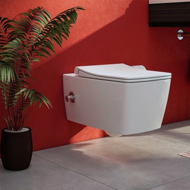 Vitra M-Line Aquacare Rimless Wall Hung Combined Bidet Toilet
