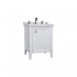 VitrA Valarte Right Hinged Matt White Vanity Unit & Triple Tap Basin - 650MM