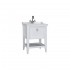 VitrA Valarte Single Drawer Matt White Vanity Unit & Single Tap Basin - 650MM
