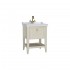VitrA Valarte Single Drawer Matt Ivory Vanity Unit & Single Tap Basin - 650MM
