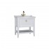 VitrA Valarte Single Drawer Matt White Vanity Unit & Single Tap Basin - 800MM