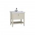 VitrA Valarte Single Drawer Matt Ivory Vanity Unit & Single Tap Basin - 800MM