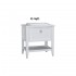 VitrA Valarte Single Drawer Matt White Vanity Unit & Single Tap Basin - 800MM