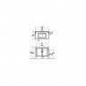VitrA Valarte Double Door Matt Grey Vanity Unit & Triple Tap Basin - 1000MM